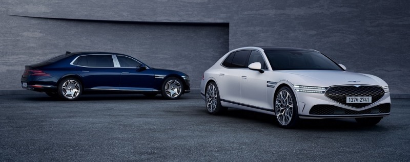 제네시스 G90 2023 연식변경...마일드 하이브리드 일반모델로 확대