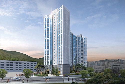 ▲ 부산 명장동 가로주택정비사업 투시도. 사진제공=대한토지신탁