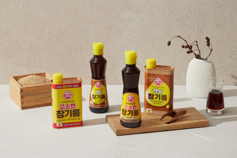 오뚜기 참기름 40주년 연출컷./ 사진제공 = 오뚜기