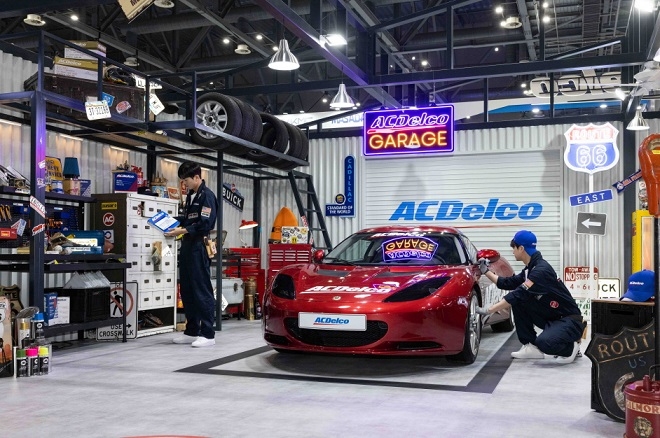 2023서울모빌리티쇼 AC델코 부스. 제공=GM.