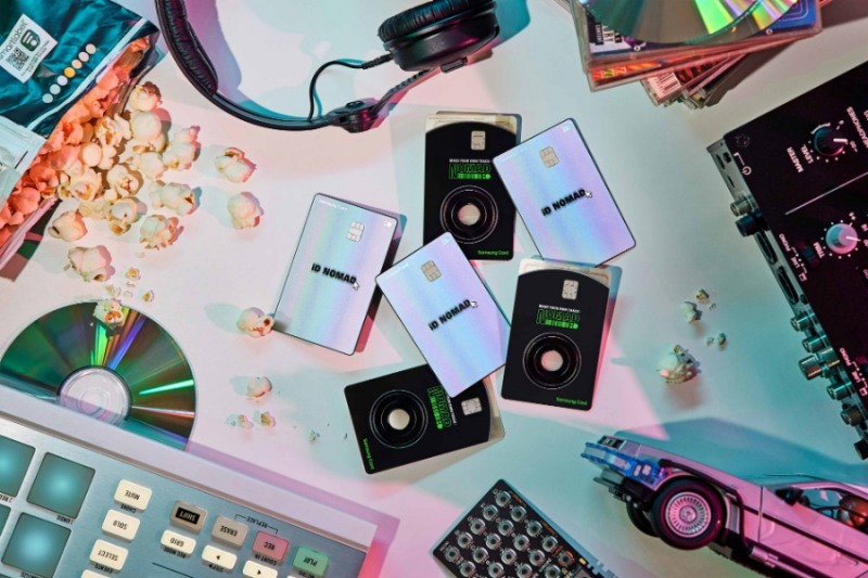 삼성카드가 '삼성 iD NOMAD 카드'를 출시했다. /사진제공=삼성카드