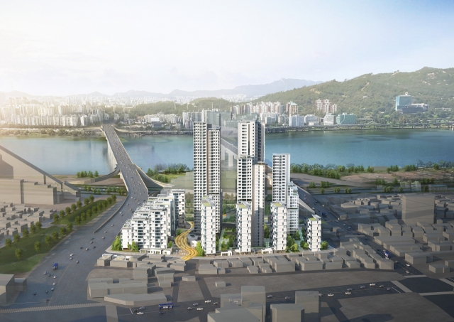 ‘천호 A1-2구역’ 재개발 신속통합기획안 투시도./사진제공=서울시