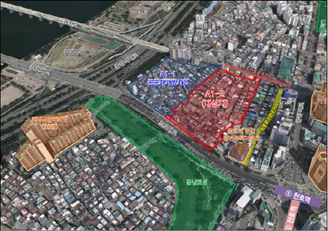 ‘천호 A1-2구역’ 재개발 신속통합기획안 대상지./사진제공=서울시
