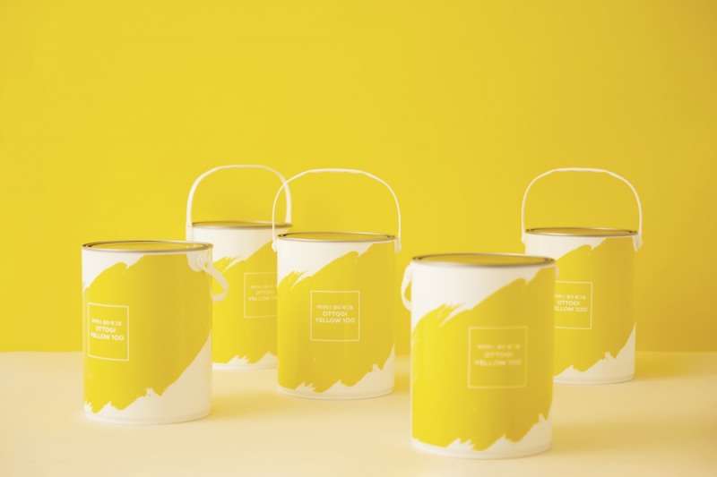 오뚜기, 삼화페인트와 ‘YELLOW 100’ 출시./ 사진 = 오뚜기 제공