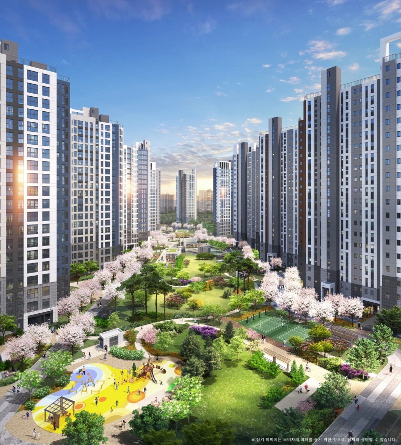 ‘동탄신도시 금강펜테리움 6차 센트럴파크’ 단지 조경투시도