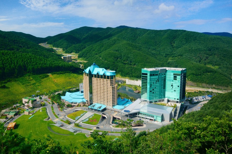 강원랜드 카지노. 하이원 그랜드호텔 전경. /사진제공=강원랜드