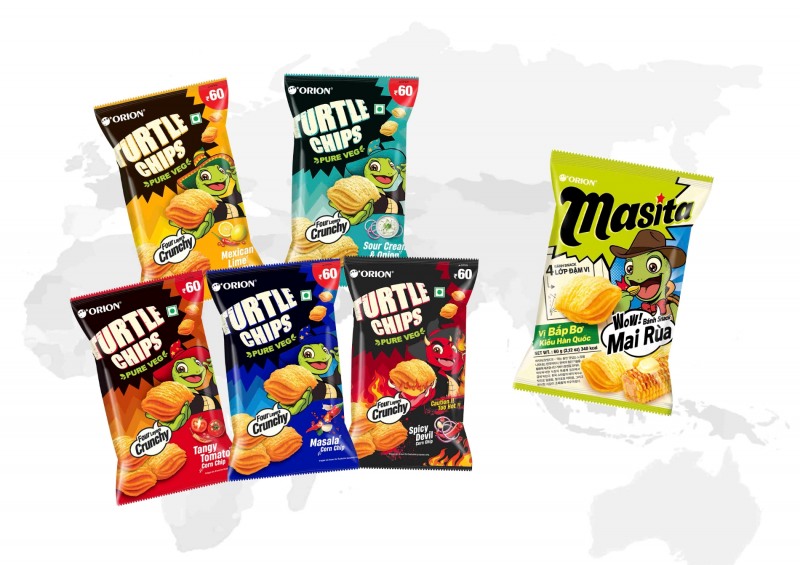 베트남, 인도 꼬북칩 제품 이미지./ 사진 = 오리온