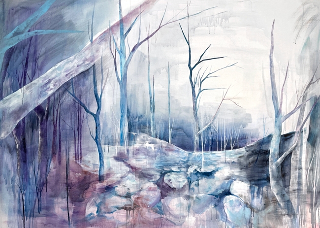 ▲정지원,_white island_, 112.1 x145.5cm, 2022