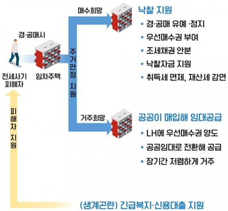 전세 사기 피해자 지원 기본 방향./자료제공=국토부
