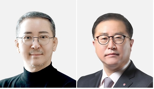 LG에너지솔루션 권영수 부회장(왼쪽)과 이창실 부사장.