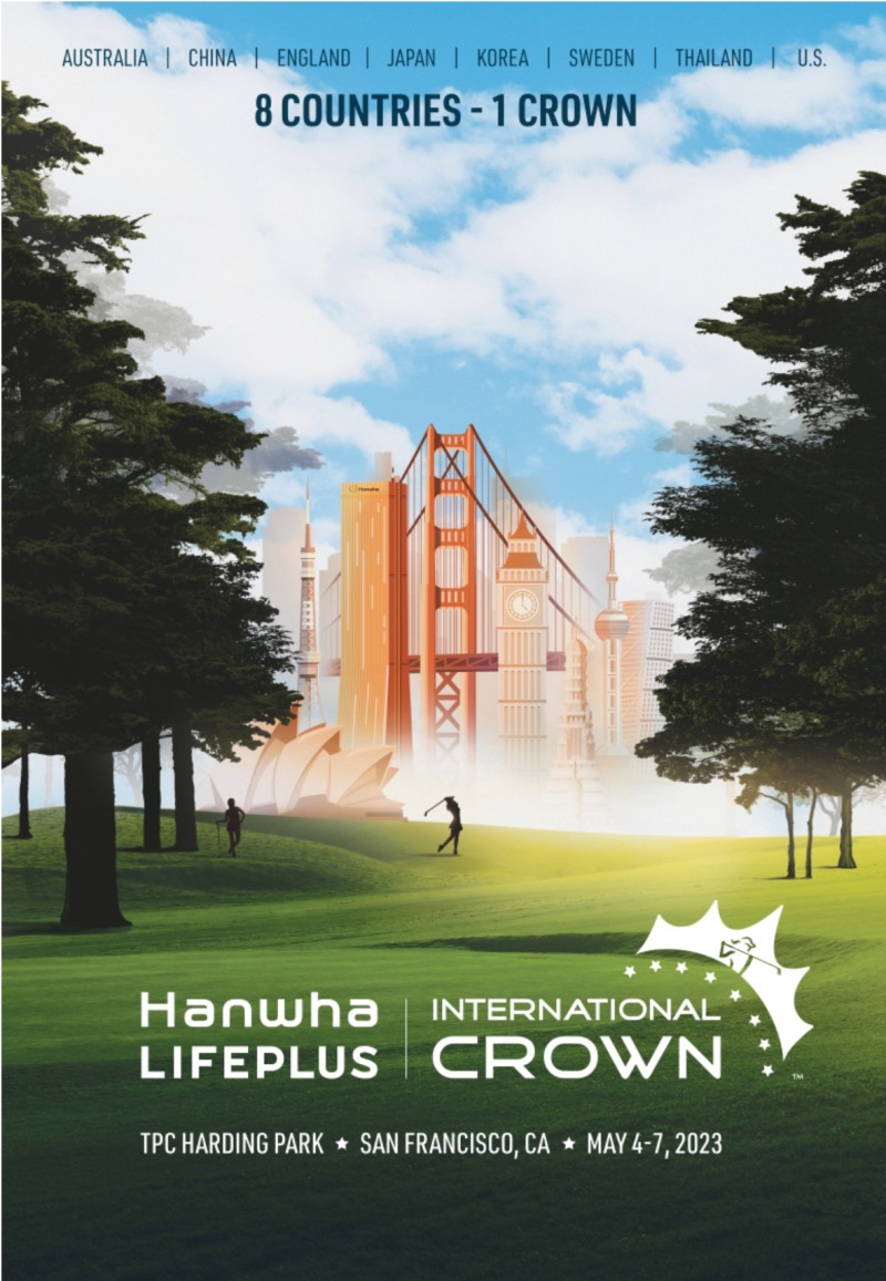 한화생명은 골프 종목 유일 국가대항전 'Hanwha LIFEPLUS 인터내셔널 크라운'이 미국 샌프란시스코의 명문 코스인 TPC 하딩파크에서 4일~7일(현지 시간)까지 열린다고 5일 밝혔다.(2023.05.04.)./사진제공=한화생명