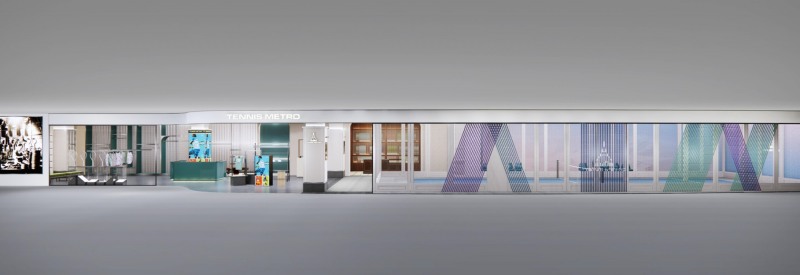 잠실 롯데월드몰에 오픈하는 테니스메트로. /사진제공=롯데백화점