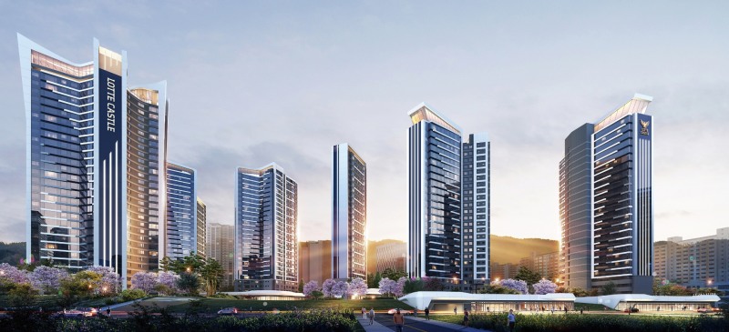 청량리제8구역 주택재개발정비사업 투시도 / 사진제공=롯데건설