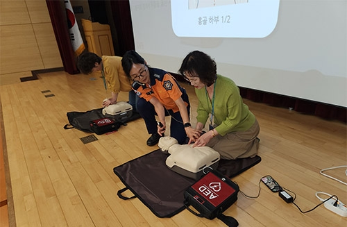 농협안성교육원, 고객 위한 긴급상황 맞춤형 심폐소생술(CPR) 교육
