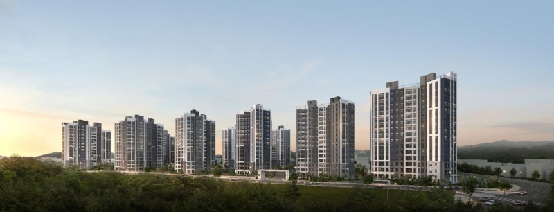 원주 동문 디 이스트 단지투시도