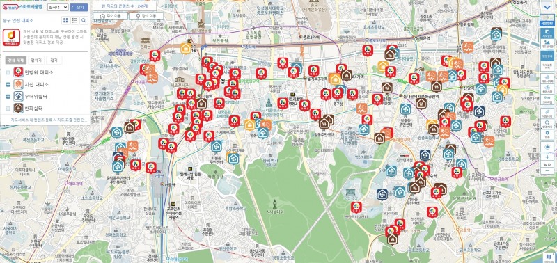 서울 중구 안전 대피소(안)./자료제공=중구