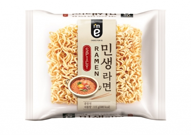 이마트24의 민생라면. 현재 550원에 판매되고 있다. /사진제공=이마트24