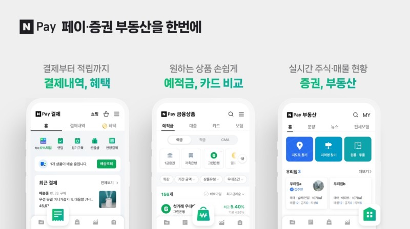 네이버파이낸셜이 주요 서비스를 ‘N Pay’로 통합했다. /자료제공=네이버파이낸셜