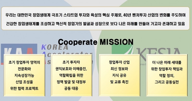 사단법인 한국액셀러레이터협회(회장 신진오)는 지난 21일 역삼동 한국과학기술회관 스케일업센터에서 한국초기창업투자협회(회장 이용관)와 초기 창업투자 산업 번영을 위한 공동협력 협약을 체결했다고 22일 밝혔다.(2023.06.22.)./사진제공=한국엑셀러레이터협회