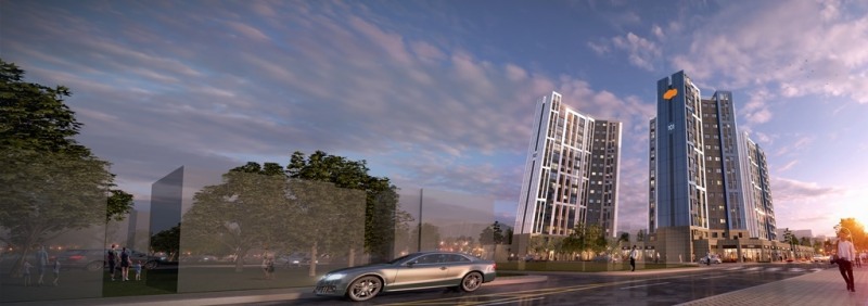 서울 강동구 암사동 가로주택정비사업 투시도./사진제공=DL건설