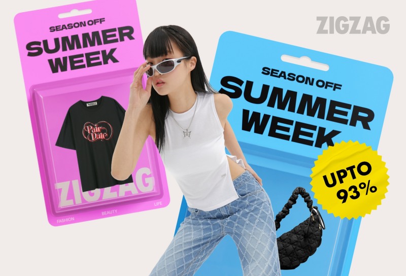 지그재그가 여름 상품 할인 행사 '직잭 서머 위크'를 진행한다. /사진제공=지그재그