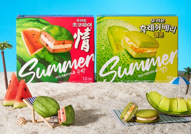 오리온 초코파이情 수박 후레쉬베리 멜론 여름 한정판 이미지./ 사진 = 오리온