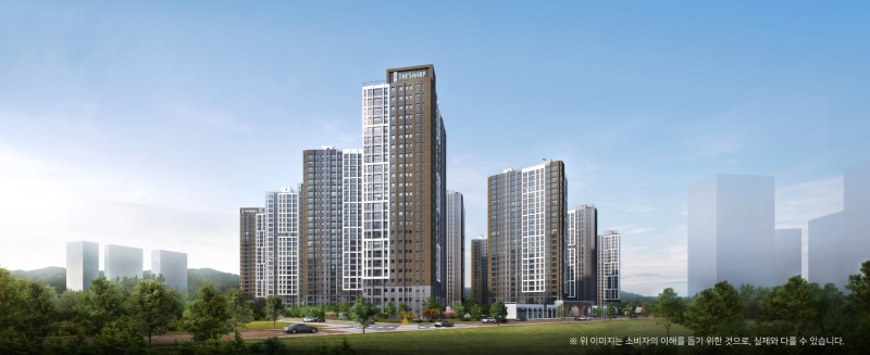 더샵 신문그리니티 단지투시도 / 사진제공=포스코이앤씨