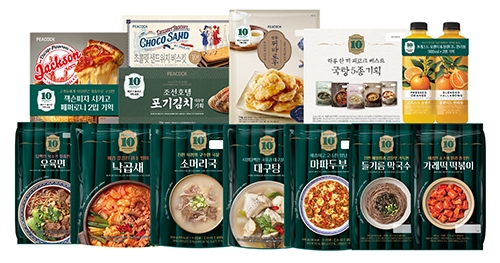 피코크 10주년 대표상품