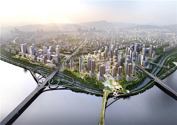 압구정 2∼5구역 재건축 신속통합기획 전체 조감도./사진제공=서울시