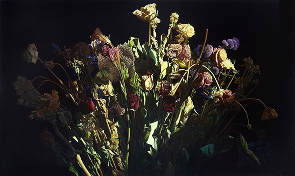 우건우, 고요한 분출8(墨), 163x97cm, Oil on canvas, 2013