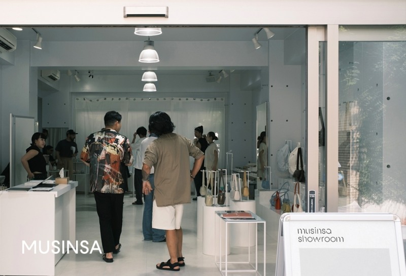 무신사 일본 도쿄 쇼룸 현장 모습. /사진제공=무신사