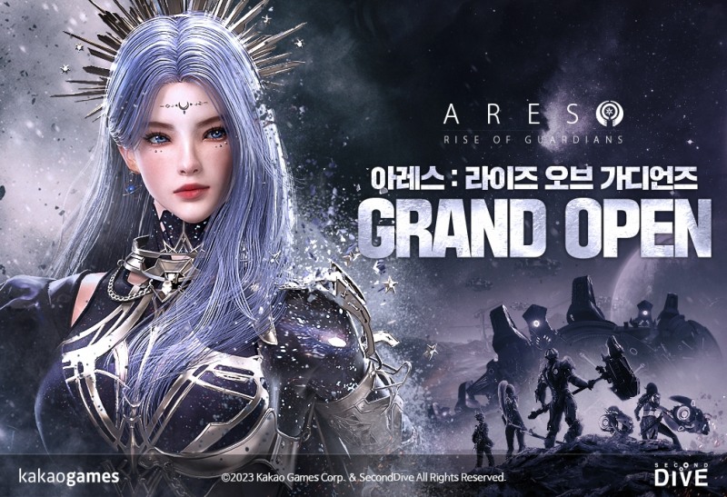 카카오게임즈가 신작 MMORPG '아레스: 라이즈 오브 가디언즈' 정식 서비스를 시작한다. / 사진제공=카카오게임즈