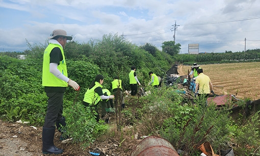 농협, 폭우 피해 농촌지역 지원 일손돕기 실시
