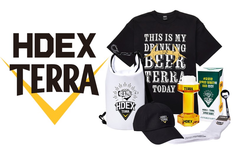 테라x에이치덱스 협업 마케팅 이미지./ 사진 = 하이트진로