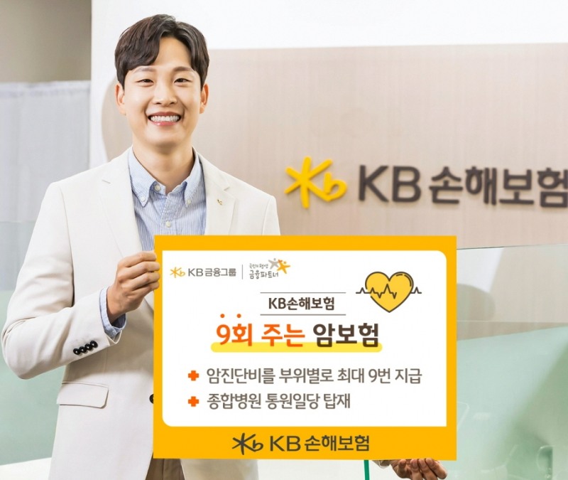 KB손해보험이 'KB 9회 주는 암보험'을 출시했다./사진제공=KB손해보