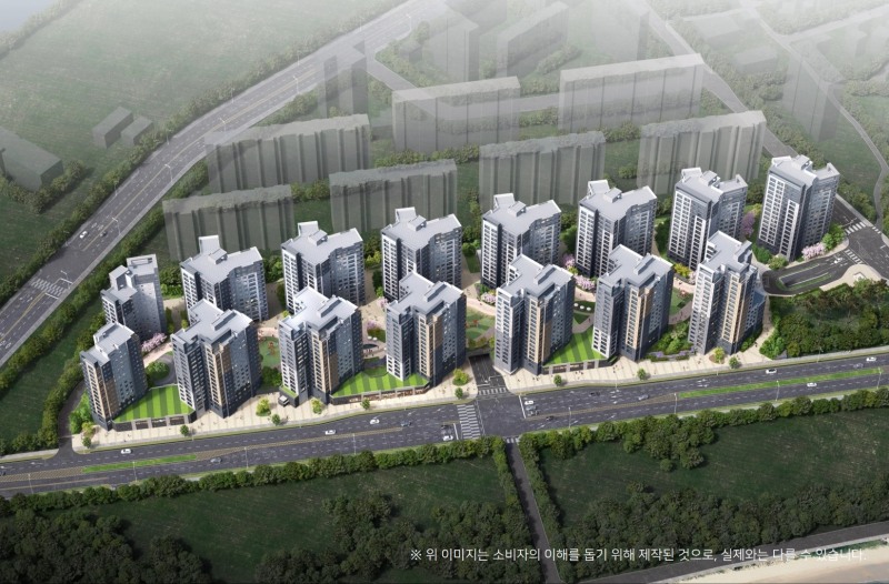 강릉 오션시티 아이파크 단지조감도