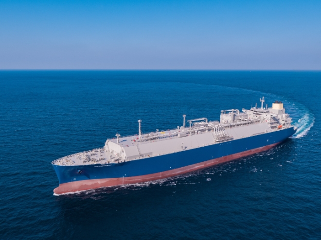 HD한국조선해양(대표 가삼현, 정기선)은 최근 아프리카 소재 선사와 LNG운반선 2척에 대한 건조 계약을 체결했다. 사진제공=HD한국조선해양.