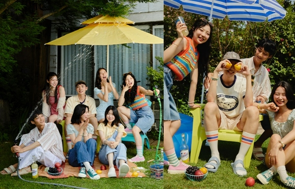 이랜드월드(대표 최운식)의 패션 플랫폼 폴더(FOLDER)가 여름방학 ‘청춘을 물들인 오찌(OTZ)의 여름’(WE LIVE IN YOUTH) 캠페인을 4일 공개했다. /사진=이랜드월드 폴더