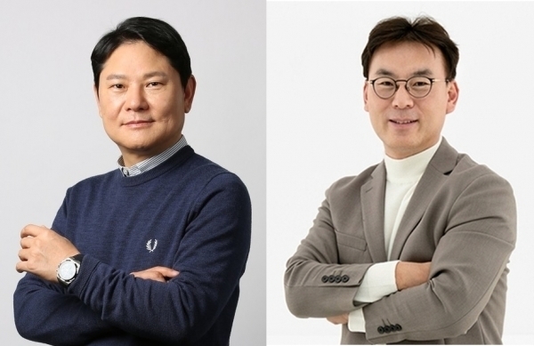 (왼쪽부터) 권영식, 도기욱 넷마블 각자 대표. / 사진제공=넷마블