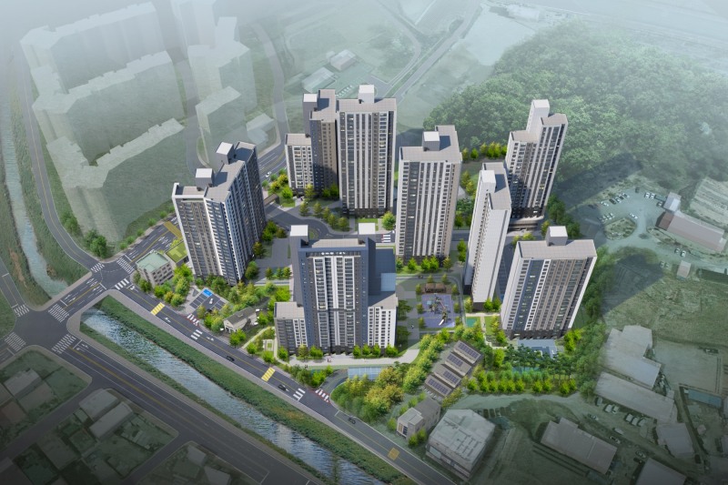 춘천 만천리 공동주택 개발사업 조감도 / 사진제공=금호건설
