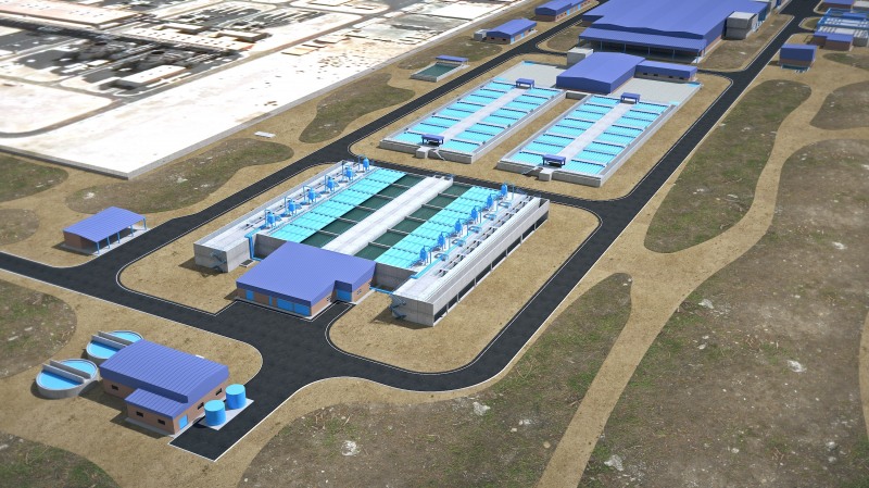 UAE 슈웨이하트 4단계 해수담수화사업 조감도./사진제공=GS이니마