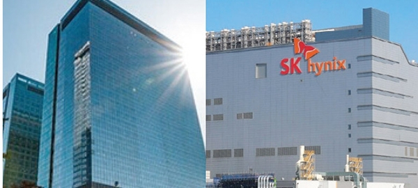 ▲ 삼성전자 서초 사옥(왼쪽)과 SK하이닉스 이천 본사.