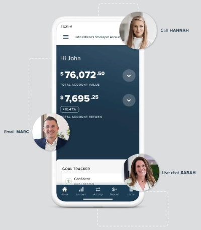 Stockspot 가상고객계좌 모바일 화면 이미지 / 사진제공= 미래에셋자산운용(2023.08.16)
