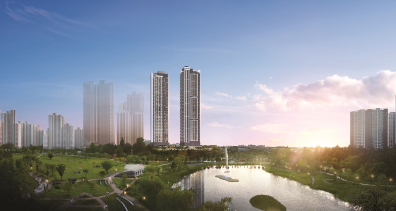 전주 에코시티 한양수자인 디에스틴 단지투시도 / 사진제공=한양