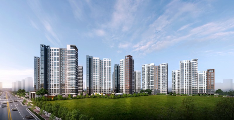 중흥S클래스 에코델타시티 단지투시도 / 사진제공=중흥토건