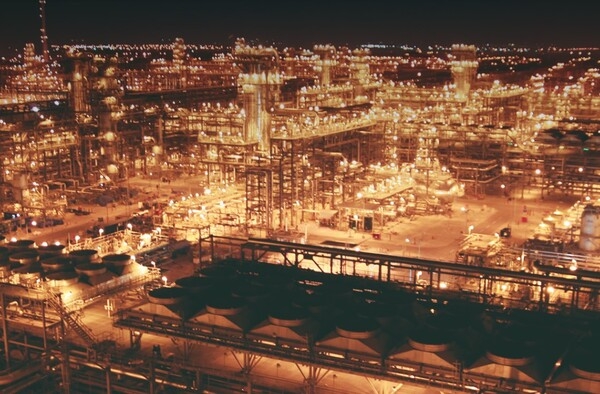 현대건설이 2012년 1월 준공한 사우디 카란 가스처리시설./사진제공=현대건설