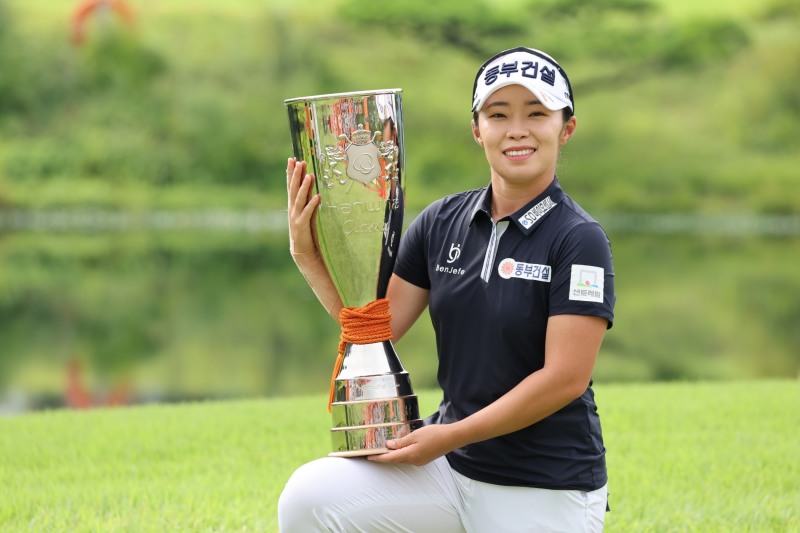 KLPGA 동부건설 골프단 김수지 선수./사진제공=동부건설