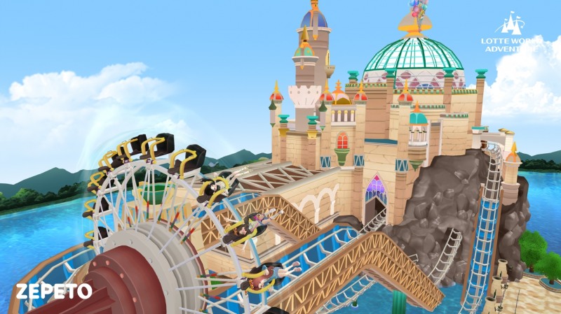 제페토 롯데월드몰의 모습. /사진제공=롯데월드