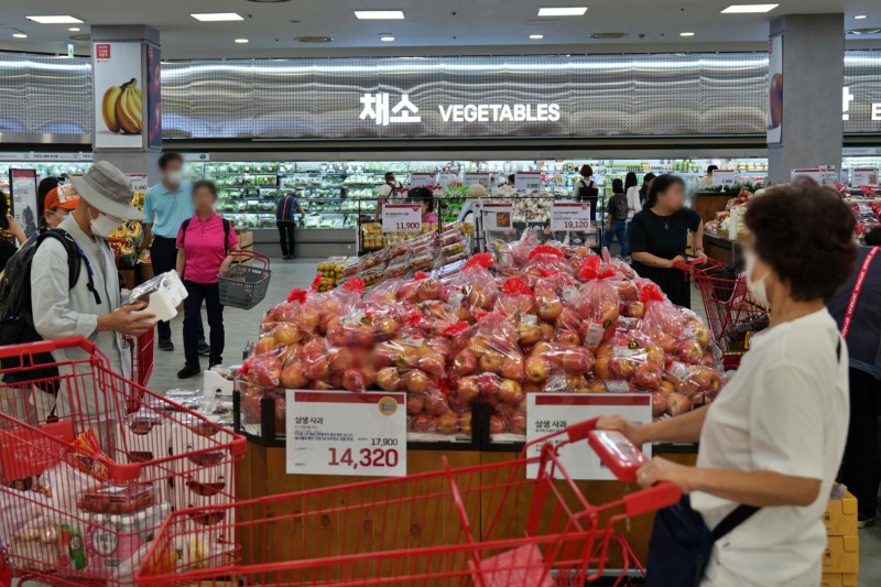 제타플렉스 서울역점 신선매장 전경. /사진제공=롯데마트