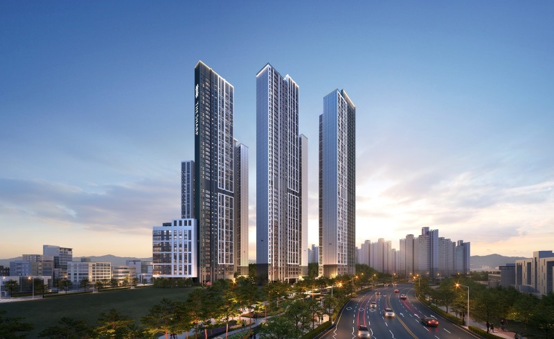 더샵 오창프레스티지 단지투시도 / 사진제공=포스코이앤씨